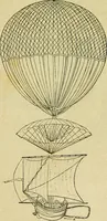 An illustration from La navigation aérienne : l'aviation et la direction des aérostats dans les temps anciens et modernes (1886)