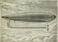 An illustration from La navigation aérienne : l'aviation et la direction des aérostats dans les temps anciens et modernes (1886)