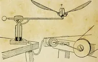 An illustration from La navigation aérienne : l'aviation et la direction des aérostats dans les temps anciens et modernes (1886)