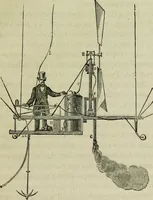 An illustration from Les ballons dirigeables : expériences de m. Henri Giffard en 1852 et en 1855 et de m. Dupuy de Lôme en 1872 (1872)