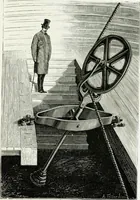 An illustration from Le grand ballon captif à vapeur de M. Henry Giffard : cour des Tuileries--Paris, 1878 (1878)