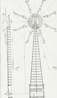 An illustration from Le grand ballon captif à vapeur de M. Henry Giffard : cour des Tuileries--Paris, 1878 (1878)
