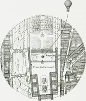 Picture 30 of 40 from Le grand ballon captif à vapeur de M. Henry Giffard : cour des Tuileries--Paris, 1878 (1878), leaf 85
