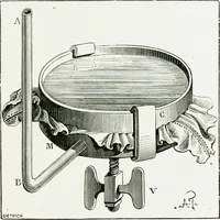 An illustration from Le grand ballon captif à vapeur de M. Henry Giffard : cour des Tuileries--Paris, 1878 (1878)
