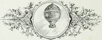 An illustration from Bibliographie aéronautique : catalogue de livres d'histoire, de science, de voyages et de fantaisie, traitant de la navigation aérienne ou des aérostats (1887)