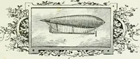 An illustration from Bibliographie aéronautique : catalogue de livres d'histoire, de science, de voyages et de fantaisie, traitant de la navigation aérienne ou des aérostats (1887)