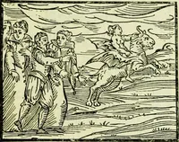 An illustration from Le sabbat de sorciers (1890)