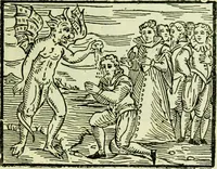 An illustration from Le sabbat de sorciers (1890)