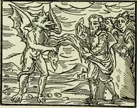 An illustration from Le sabbat de sorciers (1890)