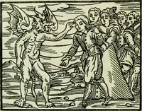 An illustration from Le sabbat de sorciers (1890)