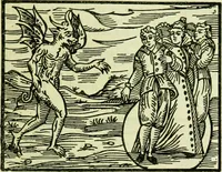 An illustration from Le sabbat de sorciers (1890)