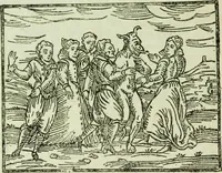 An illustration from Le sabbat de sorciers (1890)