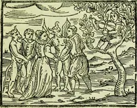 An illustration from Le sabbat de sorciers (1890)