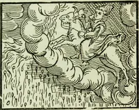 An illustration from Le sabbat de sorciers (1890)