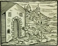 An illustration from Le sabbat de sorciers (1890)