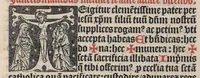 An illustration from Officiarium sacerdotum : ecclesie continens sacramenta : et modum administrandi ea : cum aliis commoditatibus que in ceteris desiderantur. (1505)