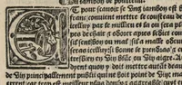 An illustration from Platine en françoys, tres utile et necessaire pour le corps humain, qui traicte de honneste volupte et de toutes viandes et choses que lhomme mange : quelles vertus ont : et en quoy nuysent ou prouffitent au corps humain et comment se doyvent apprester ou appareiller : et de faire a chascune dicelles viandes soit chair ou poisson sa propre sausce : et des proprietez et vertus que ont lesdictes viandes. Et du lieu et place convenable a lhomme pour habiter : et de plusieurs aultres gentillesses parquoy lhomme se peult maintenir en prosperite et sante sans avoir grant indigence davoir aultre medecin sil est homme de raison. (1519)