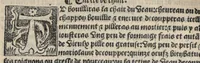An illustration from Platine en françoys, tres utile et necessaire pour le corps humain, qui traicte de honneste volupte et de toutes viandes et choses que lhomme mange : quelles vertus ont : et en quoy nuysent ou prouffitent au corps humain et comment se doyvent apprester ou appareiller : et de faire a chascune dicelles viandes soit chair ou poisson sa propre sausce : et des proprietez et vertus que ont lesdictes viandes. Et du lieu et place convenable a lhomme pour habiter : et de plusieurs aultres gentillesses parquoy lhomme se peult maintenir en prosperite et sante sans avoir grant indigence davoir aultre medecin sil est homme de raison. (1519)