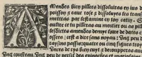 An illustration from Platine en françoys, tres utile et necessaire pour le corps humain, qui traicte de honneste volupte et de toutes viandes et choses que lhomme mange : quelles vertus ont : et en quoy nuysent ou prouffitent au corps humain et comment se doyvent apprester ou appareiller : et de faire a chascune dicelles viandes soit chair ou poisson sa propre sausce : et des proprietez et vertus que ont lesdictes viandes. Et du lieu et place convenable a lhomme pour habiter : et de plusieurs aultres gentillesses parquoy lhomme se peult maintenir en prosperite et sante sans avoir grant indigence davoir aultre medecin sil est homme de raison. (1519)