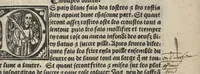 An illustration from Platine en françoys, tres utile et necessaire pour le corps humain, qui traicte de honneste volupte et de toutes viandes et choses que lhomme mange : quelles vertus ont : et en quoy nuysent ou prouffitent au corps humain et comment se doyvent apprester ou appareiller : et de faire a chascune dicelles viandes soit chair ou poisson sa propre sausce : et des proprietez et vertus que ont lesdictes viandes. Et du lieu et place convenable a lhomme pour habiter : et de plusieurs aultres gentillesses parquoy lhomme se peult maintenir en prosperite et sante sans avoir grant indigence davoir aultre medecin sil est homme de raison. (1519)