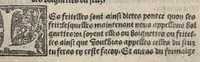 An illustration from Platine en françoys, tres utile et necessaire pour le corps humain, qui traicte de honneste volupte et de toutes viandes et choses que lhomme mange : quelles vertus ont : et en quoy nuysent ou prouffitent au corps humain et comment se doyvent apprester ou appareiller : et de faire a chascune dicelles viandes soit chair ou poisson sa propre sausce : et des proprietez et vertus que ont lesdictes viandes. Et du lieu et place convenable a lhomme pour habiter : et de plusieurs aultres gentillesses parquoy lhomme se peult maintenir en prosperite et sante sans avoir grant indigence davoir aultre medecin sil est homme de raison. (1519)
