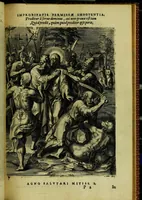 An illustration from Humanae salutis monumenta (1583)