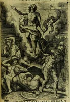 An illustration from Humanae salutis monumenta (1583)