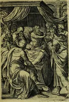 An illustration from Humanae salutis monumenta (1583)