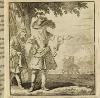 Picture 99 of 141 from Spiegel van het menselyk bedryf: vertoonende honderd verscheiden ambachten, konstig afgebeeld en met godlyke spreuken en stichtelyke verzen verryke (1730), leaf 207