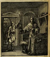 Picture 112 of 141 from Spiegel van het menselyk bedryf: vertoonende honderd verscheiden ambachten, konstig afgebeeld en met godlyke spreuken en stichtelyke verzen verryke (1730), leaf 276