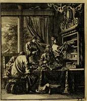 Picture 138 of 141 from Spiegel van het menselyk bedryf: vertoonende honderd verscheiden ambachten, konstig afgebeeld en met godlyke spreuken en stichtelyke verzen verryke (1730), leaf 394