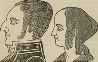 An illustration from A guide to phrenology : designed to illustrate the science of the human mind as manifested through the brain : embracing the fundamental principles of phrenology : its utility to parents and teachers in developing and educating the mental faculties of the rising generation, and of self improvement : together with the adaptation of each of the organs and a phrenological chart, in seven degrees of development with numerous combinations (1842)