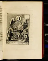 Picture 21 of 84 from Sacrum oratorium piarum imaginum immaculatae Mariae et animae creatae ac baptismo, poenitentia, et eucharistia innouatae [electronic resource]: ars noua bene viuendi et moriendi, sacris piarum imaginum emblematis figurata & illustrata (1634), leaf 105