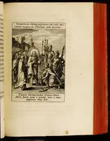 An illustration from Sacrum oratorium piarum imaginum immaculatae Mariae et animae creatae ac baptismo, poenitentia, et eucharistia innouatae [electronic resource]: ars noua bene viuendi et moriendi, sacris piarum imaginum emblematis figurata & illustrata (1634)
