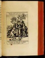 An illustration from Sacrum oratorium piarum imaginum immaculatae Mariae et animae creatae ac baptismo, poenitentia, et eucharistia innouatae [electronic resource]: ars noua bene viuendi et moriendi, sacris piarum imaginum emblematis figurata & illustrata (1634)