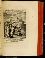 An illustration from Sacrum oratorium piarum imaginum immaculatae Mariae et animae creatae ac baptismo, poenitentia, et eucharistia innouatae [electronic resource]: ars noua bene viuendi et moriendi, sacris piarum imaginum emblematis figurata & illustrata (1634)