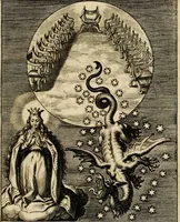 An illustration from Sacrum oratorium piarum imaginum immaculatae Mariae et animae creatae ac baptismo, poenitentia, et eucharistia innouatae [electronic resource]: ars noua bene viuendi et moriendi, sacris piarum imaginum emblematis figurata & illustrata (1634)