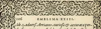 An illustration from Hadriani Iunii medici Emblemata, ad D. Arnoldum Cobelium [electronic resource]: eiusdem Aenigmatum libellus, ad D. Arnoldum Rosenbergum (1565)