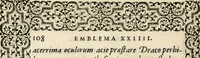 An illustration from Hadriani Iunii medici Emblemata, ad D. Arnoldum Cobelium [electronic resource]: eiusdem Aenigmatum libellus, ad D. Arnoldum Rosenbergum (1565)