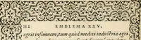 An illustration from Hadriani Iunii medici Emblemata, ad D. Arnoldum Cobelium [electronic resource]: eiusdem Aenigmatum libellus, ad D. Arnoldum Rosenbergum (1565)