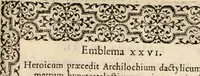An illustration from Hadriani Iunii medici Emblemata, ad D. Arnoldum Cobelium [electronic resource]: eiusdem Aenigmatum libellus, ad D. Arnoldum Rosenbergum (1565)