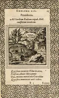 An illustration from Hadriani Iunii medici Emblemata, ad D. Arnoldum Cobelium [electronic resource]: eiusdem Aenigmatum libellus, ad D. Arnoldum Rosenbergum (1565)