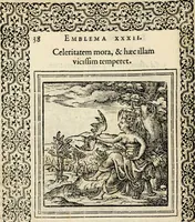 Picture 50 of 143 from Hadriani Iunii medici Emblemata, ad D. Arnoldum Cobelium [electronic resource]: eiusdem Aenigmatum libellus, ad D. Arnoldum Rosenbergum (1565), leaf 44