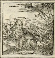 An illustration from Hadriani Iunii medici Emblemata, ad D. Arnoldum Cobelium [electronic resource]: eiusdem Aenigmatum libellus, ad D. Arnoldum Rosenbergum (1565)