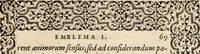 Picture 82 of 143 from Hadriani Iunii medici Emblemata, ad D. Arnoldum Cobelium [electronic resource]: eiusdem Aenigmatum libellus, ad D. Arnoldum Rosenbergum (1565), leaf 75