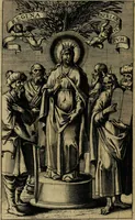 An illustration from Thesaurus precum et exercitiorum spiritualium: in vsum pr[a]esertim Sodalitatis Partheniae (1609)