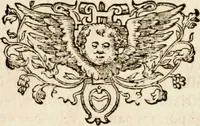 An illustration from Paradisus sponsi et sponsae in quo messis myrrhae et aromatum ex instrumentis ac mysterijs passionis Christi colligenda, vt ei commoriamur : et, Pancarpium Marianum, septemplici titulorum serie distinctum, vt in B. Virginis odorem curramus, et Christus formetur in nobis (1618)
