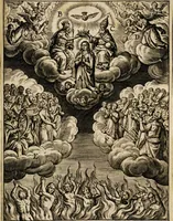 Picture 141 of 144 from Paradisus sponsi et sponsae in quo messis myrrhae et aromatum ex instrumentis ac mysterijs passionis Christi colligenda, vt ei commoriamur : et, Pancarpium Marianum, septemplici titulorum serie distinctum, vt in B. Virginis odorem curramus, et Christus formetur in nobis (1618), leaf 657