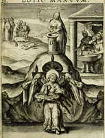 Picture 37 of 143 from Paradisus sponsi et sponsae: in quo messis myrrhae et aromatum ex instrumentis ac mysterijs passionis Christi colligenda, vt ei commoriamur : et, Pancarpium Marianum, septemplici titulorum serie distinctum, vt in B. Virginis odorem curramus, et Christus formetur in nobis (1618), leaf 169
