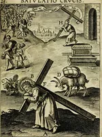 An illustration from Paradisus sponsi et sponsae: in quo messis myrrhae et aromatum ex instrumentis ac mysterijs passionis Christi colligenda, vt ei commoriamur : et, Pancarpium Marianum, septemplici titulorum serie distinctum, vt in B. Virginis odorem curramus, et Christus formetur in nobis (1618)